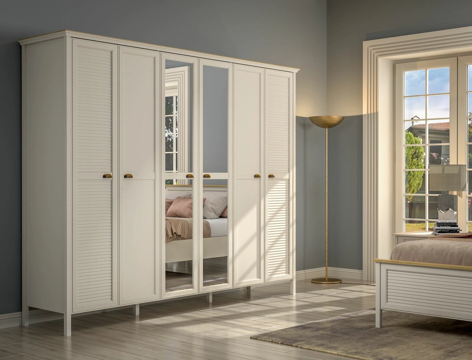 Dollap krem Skye Decor, FRN-21006