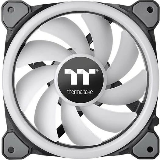 Ventilator kase Thermaltake Riing Trio 12 RGB 3 copë, 120mm, i zi