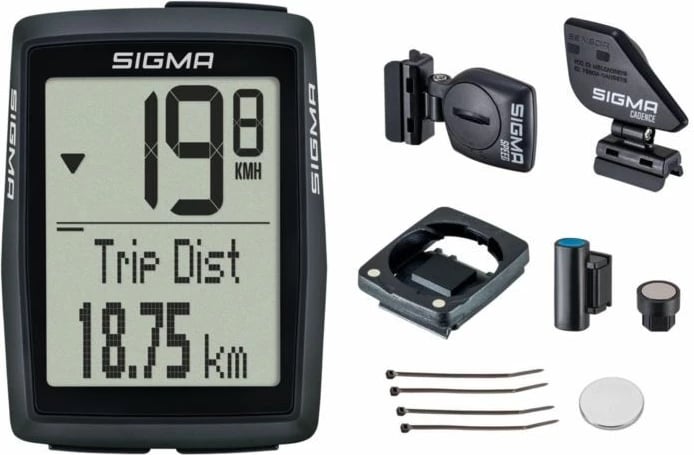 Kompjuter biçiklete Sigma për meshkuj, i zi