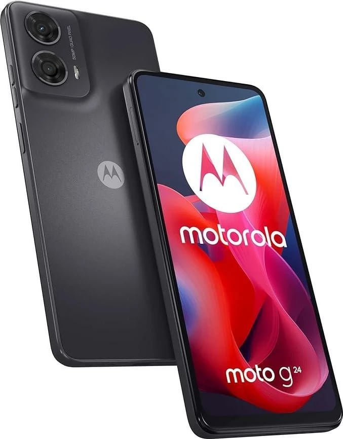 Celular Motorola Moto G24 4+128GB Matte Charcoal