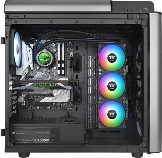 Kasë ftohje me ujë Thermaltake TH360 V2 Ultra ARGB, 3x120mm, bllok bakri