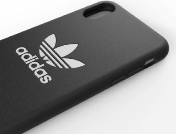 Mbështjellës Adidas OR Molded Case Basic për iPhone X/XS, zi dhe bardhë