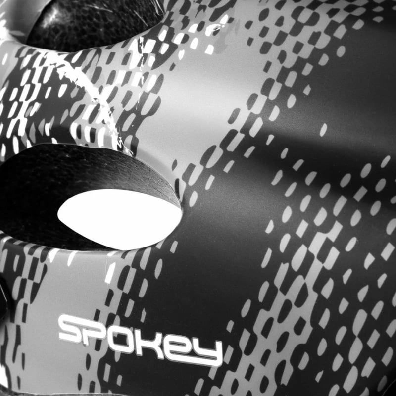 Helmetë biçiklete Spokey, uniseks, gri-e zezë