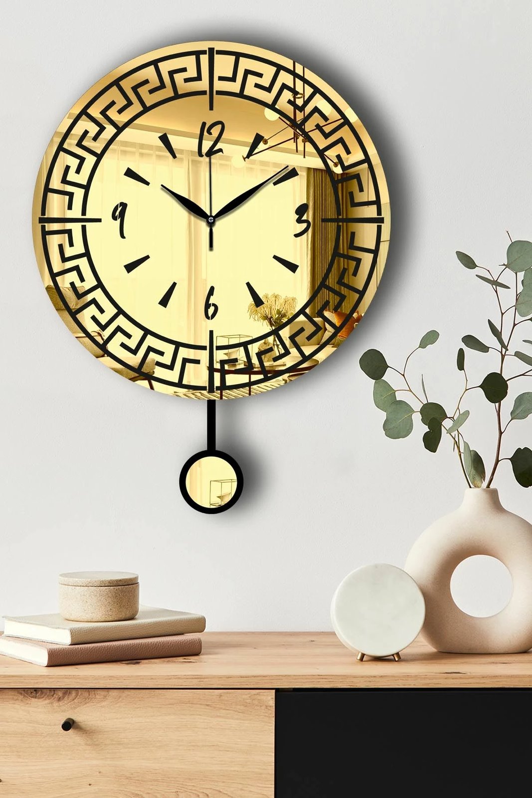 Orë muri dekorative Wallity, ngjyrë ari, Vlnt113Al