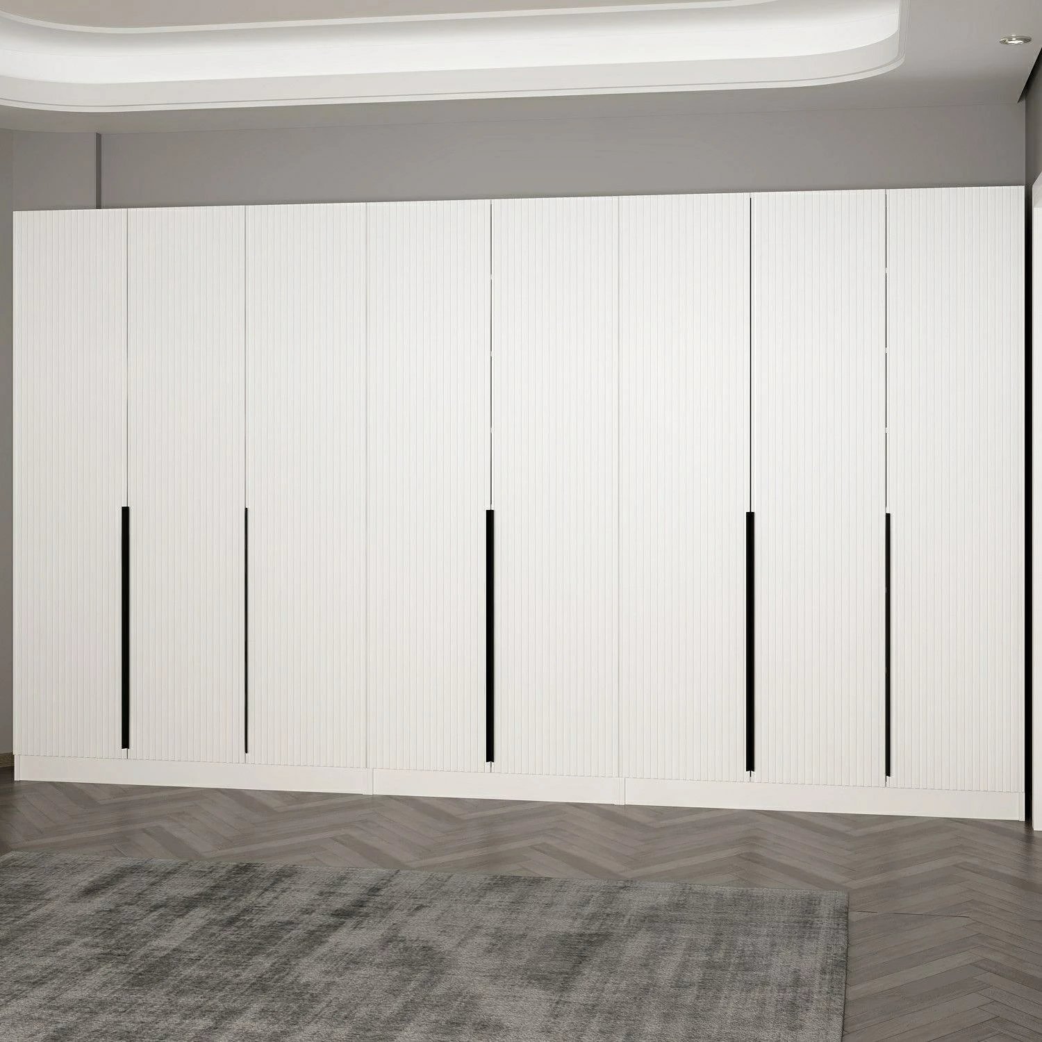 Stendë korridori Skye Decor, Noah, e bardhë, 360x210x35cm