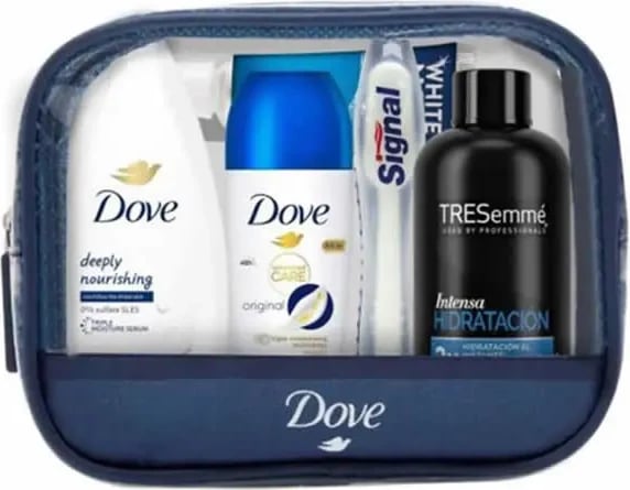 Set udhëtimi Dove neceser 5 copë unisex