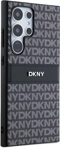 Mbështjellës DKNY Mono Stripe & Metal Logo për Samsung Galaxy S24 Ultra, i zi