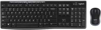 Set maus dhe tastierë Logitech MK270 / 920-004509, US-Intl layout, pa kabllo, e zezë