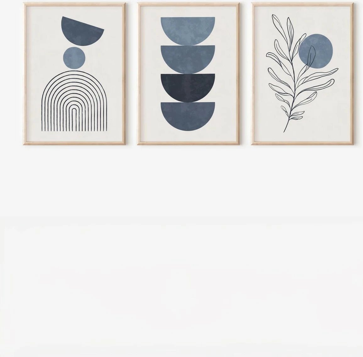 Pikturë dekorative me kornizë (3 copë), Wallity, 3Dartsohoset42