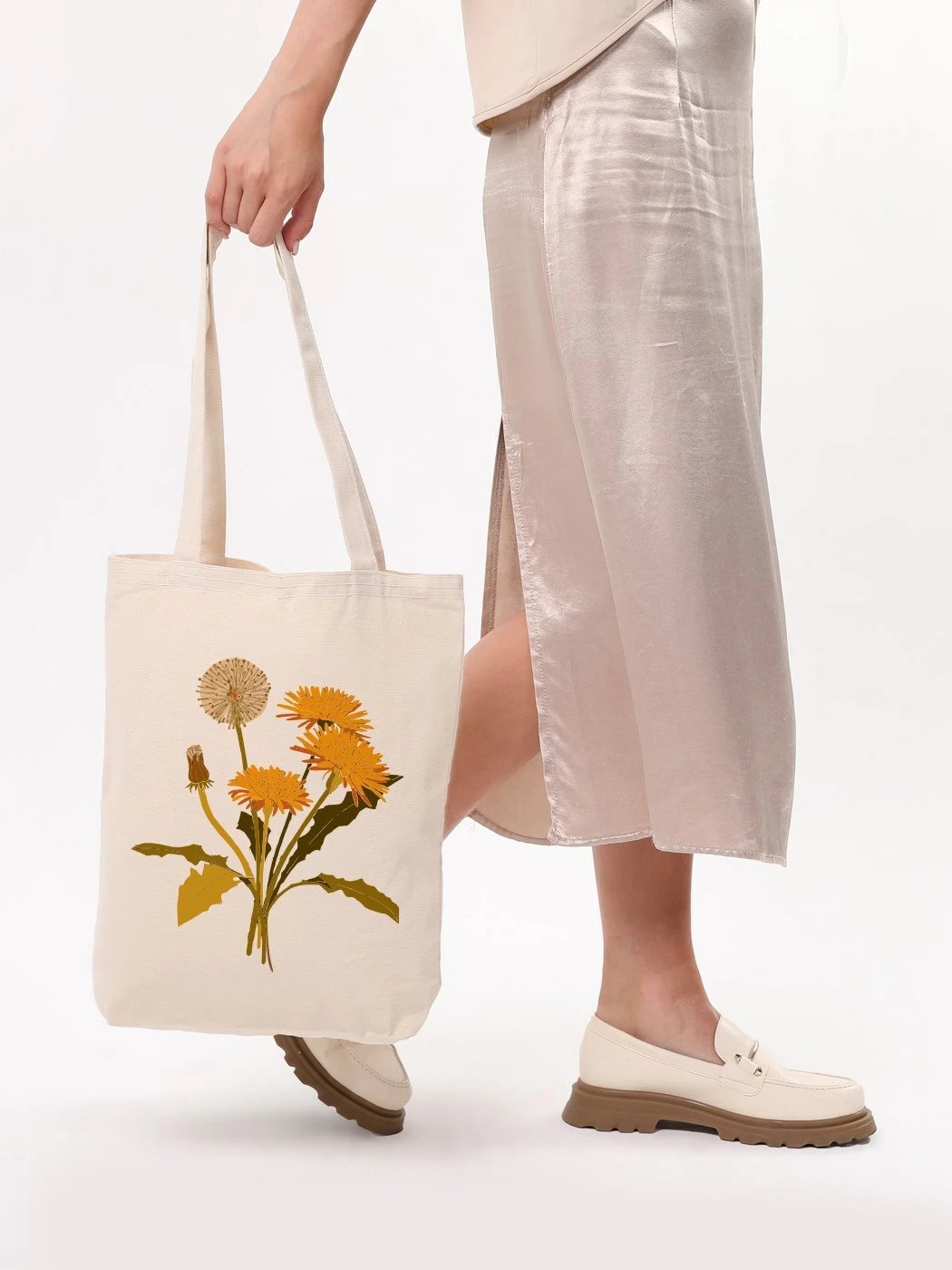 Qese tote Zoozie Bags, 1981, ngjyrë krem