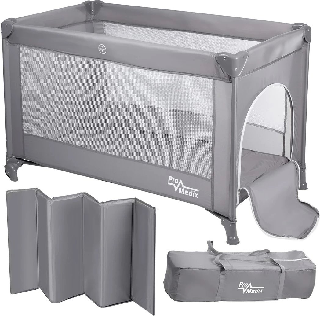 Krevat udhëtimi ProMedix PR-803 G, 125x65x74cm, Gri
