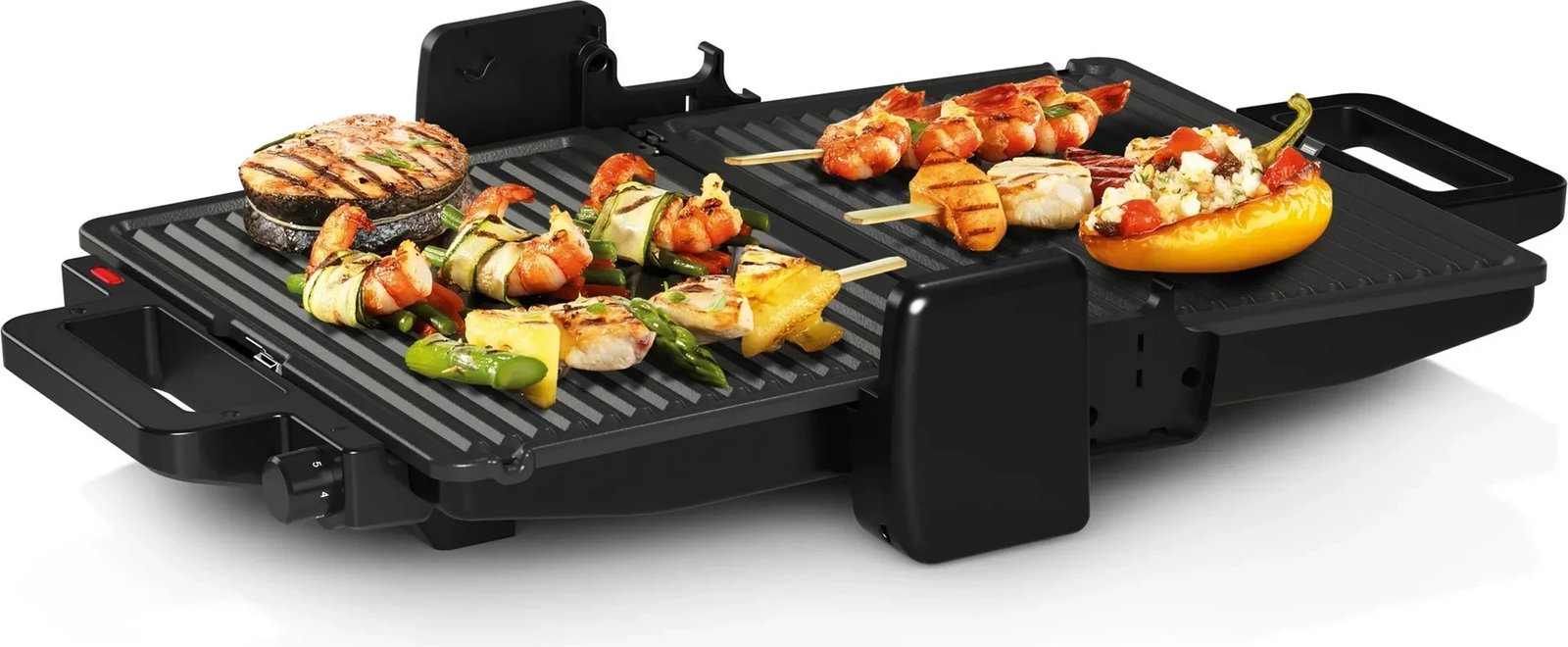 Grill kontakti Bosch TCG3323, 2000 W, Alumini