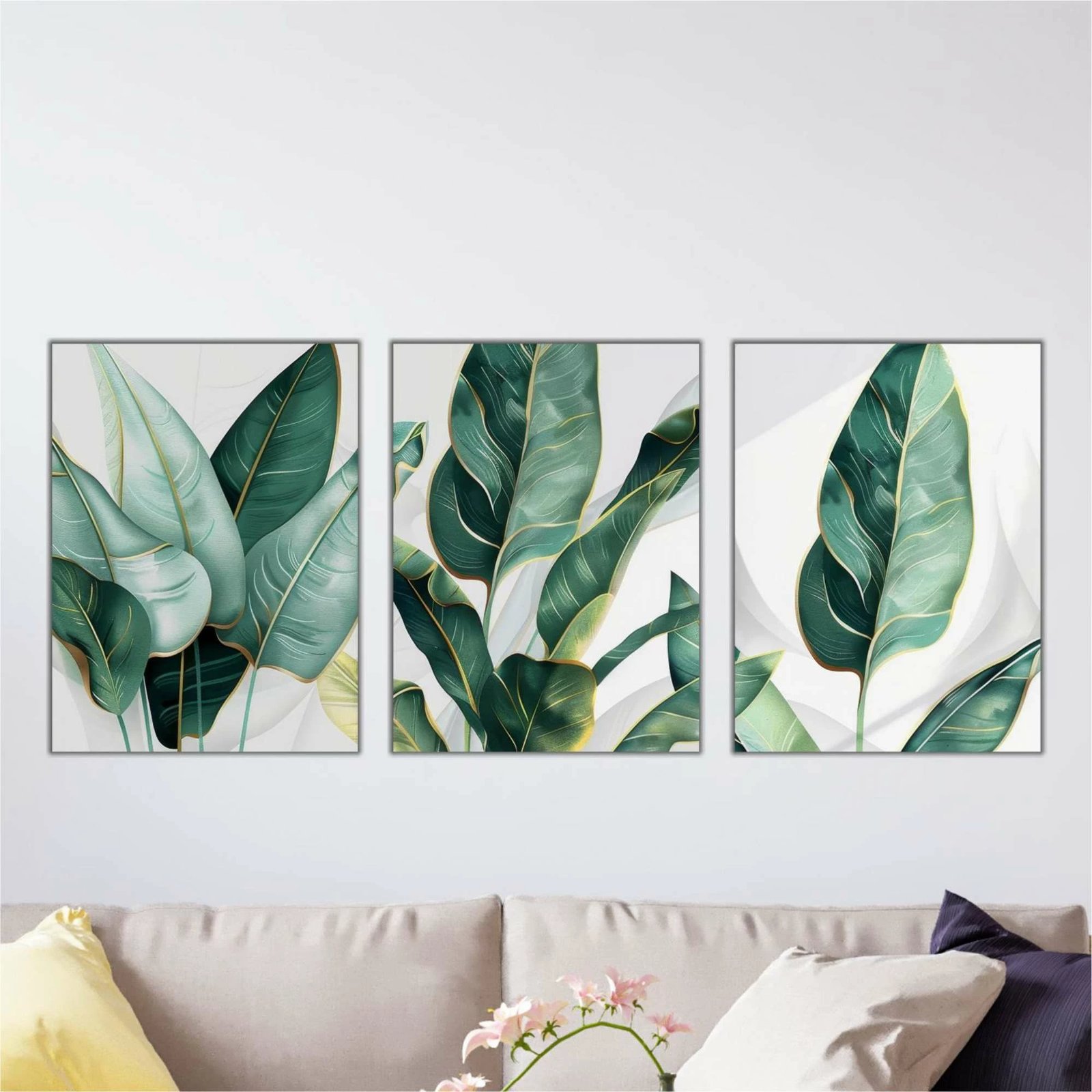 Pikturë dekorative MDF (3 copë), Wallity, shumëngjyrëshe, Mdf - 00117