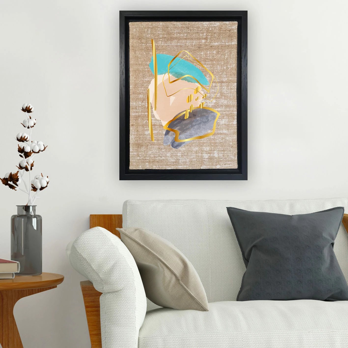 Pikturë dekorative në kanavacë, shumëngjyrëshe, Wallity, LSJ319425232842 - 4666