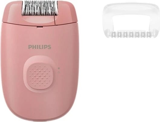 Epilator Philips Series 2000 BRE227/00, me kabllo, rozë