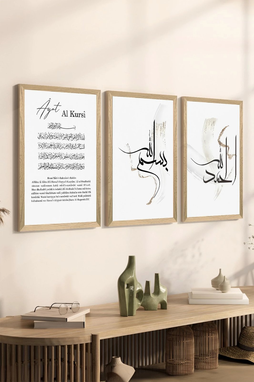 Set pikturash dekorative (3 copë), Wallity, Artsycllct3