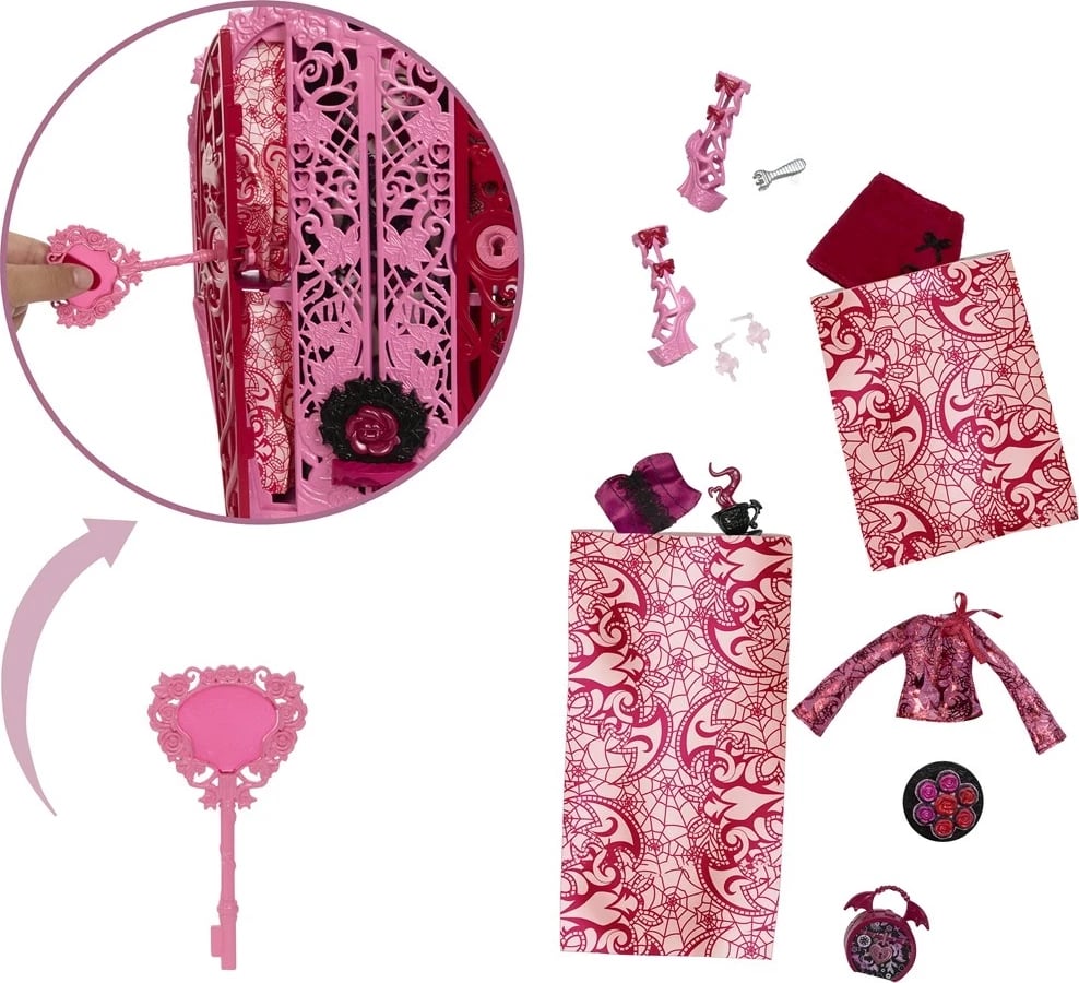 Lodër Monster High Skulltimate Secrets Draculaura, MATTEL, Multikolor
