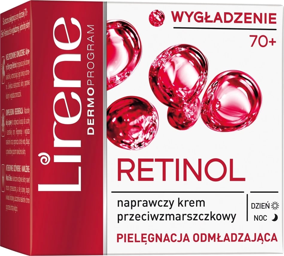 Krem fytyre anti-rrudhë për femra Lirene Retinol Repair, 50ml