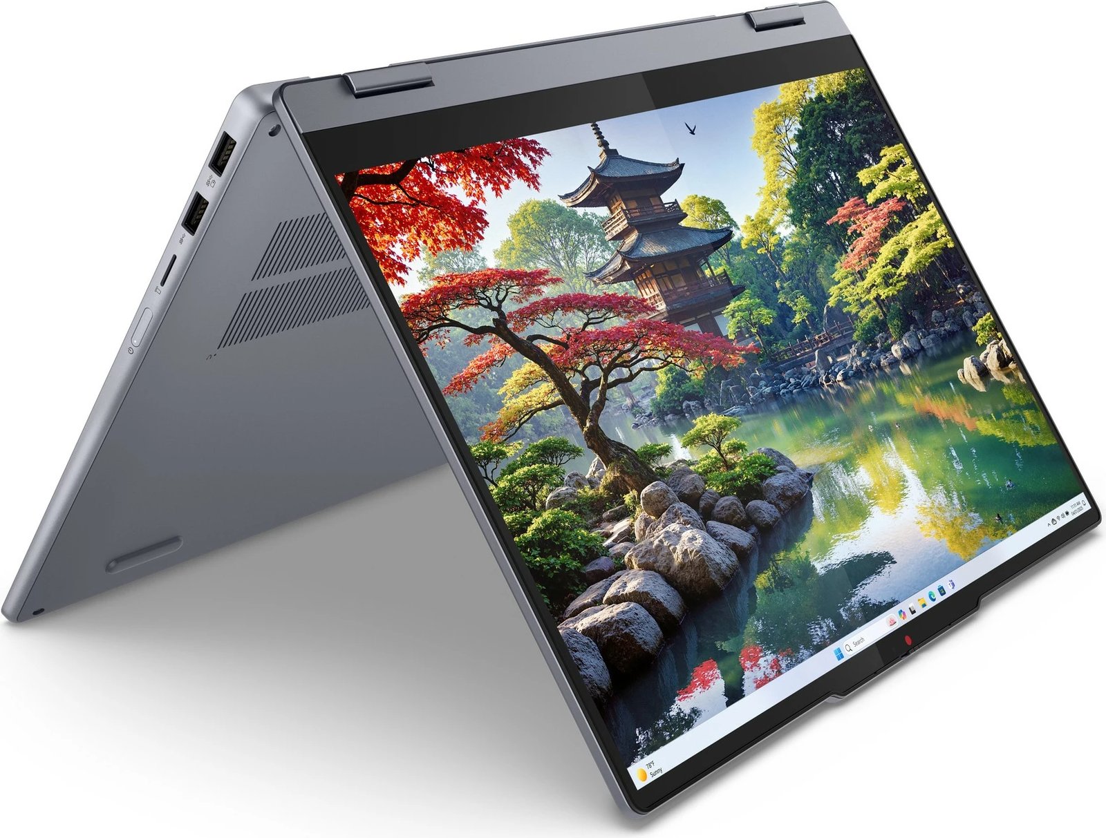 Laptop Lenovo IdeaPad 5 2-in-1 14IAL10, Core Ultra 5 225H, 16GB/512GB SSD, 14" Touch, Luna Grey