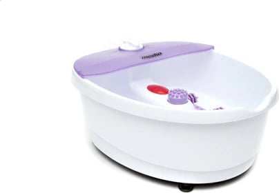 Masazhues këmbësh, Adler MS 2152, flluska vibrim dhe masazh i thatë me ngrohje infra të kuqe, 4 rrotulla, 75 W, rozë/e bardhë