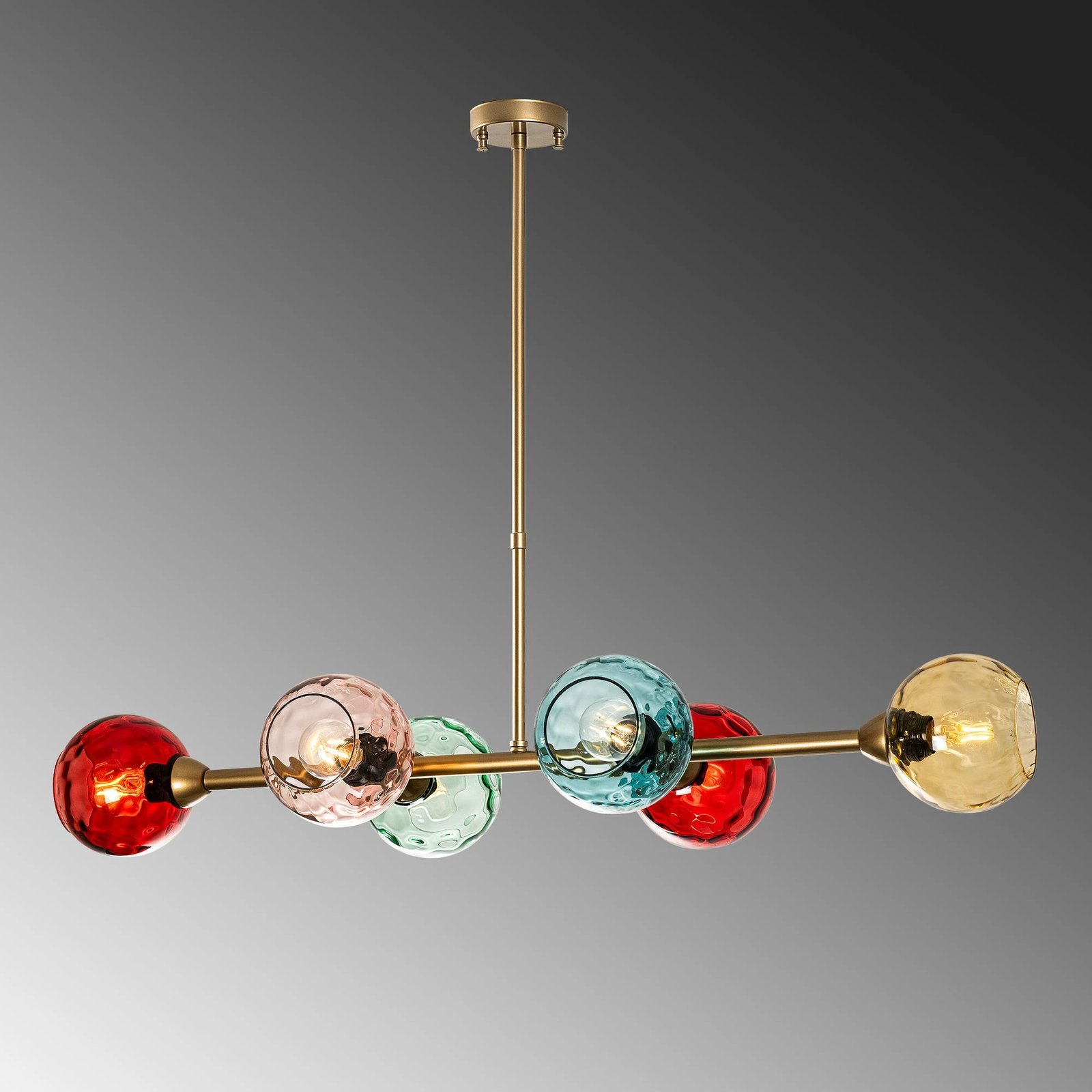 Llambë varëse Opviq, Benek - 15 - 14486, shumëngjyrëshe, ari