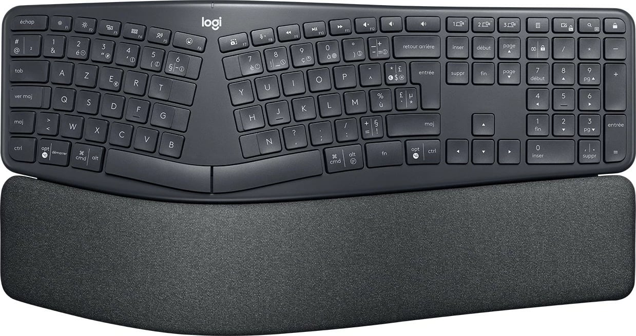 Tastierë ergonomike Logitech ERGO K860, wireless, graphite