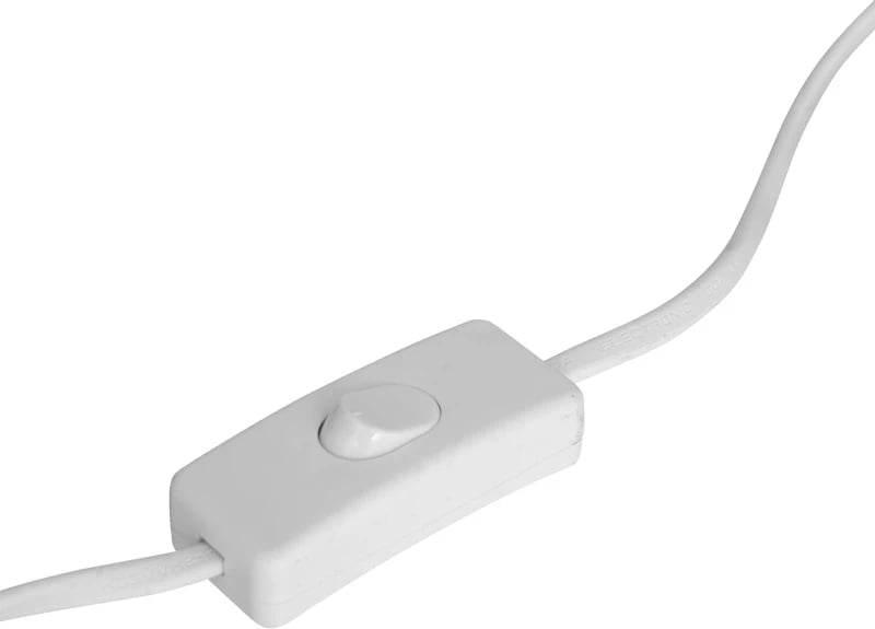 Llambë tavoline Leyda, qeramike, ngjyrë e bardhë-natyrale, 16x24cm