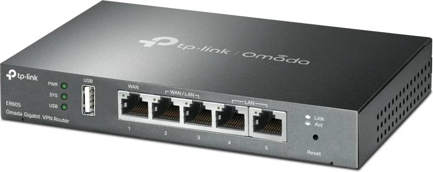 Router TP-LINK ER605 Omada Gigabit VPN, i zi