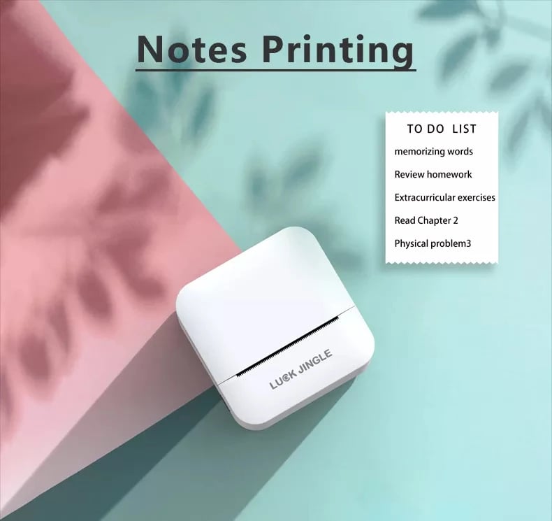 Printer termal për foto & etiketa, i bardhë