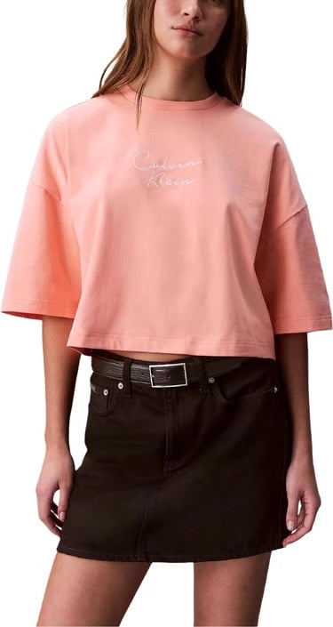 Maicë Calvin Klein Jeans femra portokalli