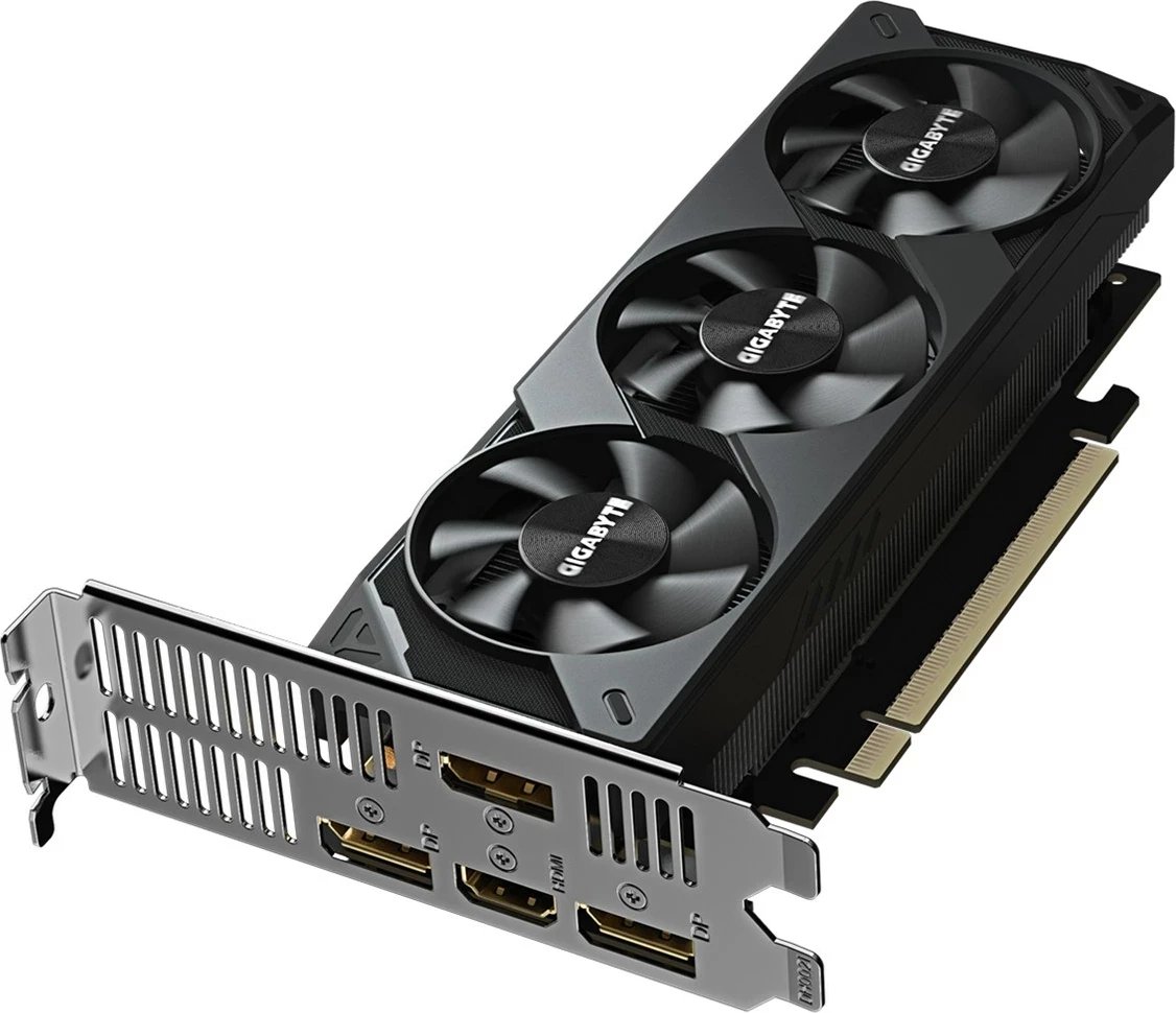 Kartelë grafike Gigabyte GeForce RTX 5060 OC Low Profile 8G, 8 GB GDDR7, PCI-E 5.0, E zezë