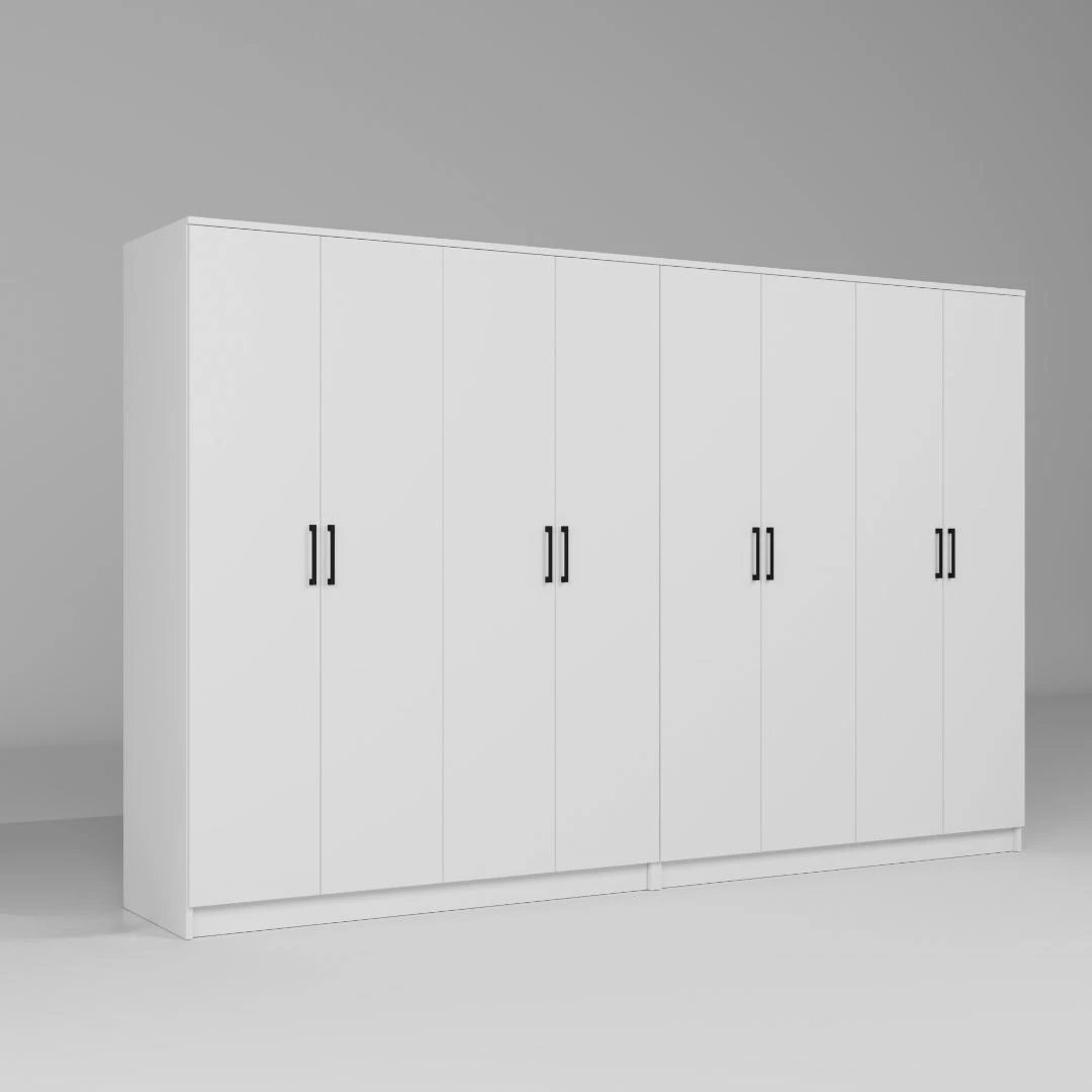 Dollap rrobash Skye Decor, i bardhë, Kardelen 1600-128