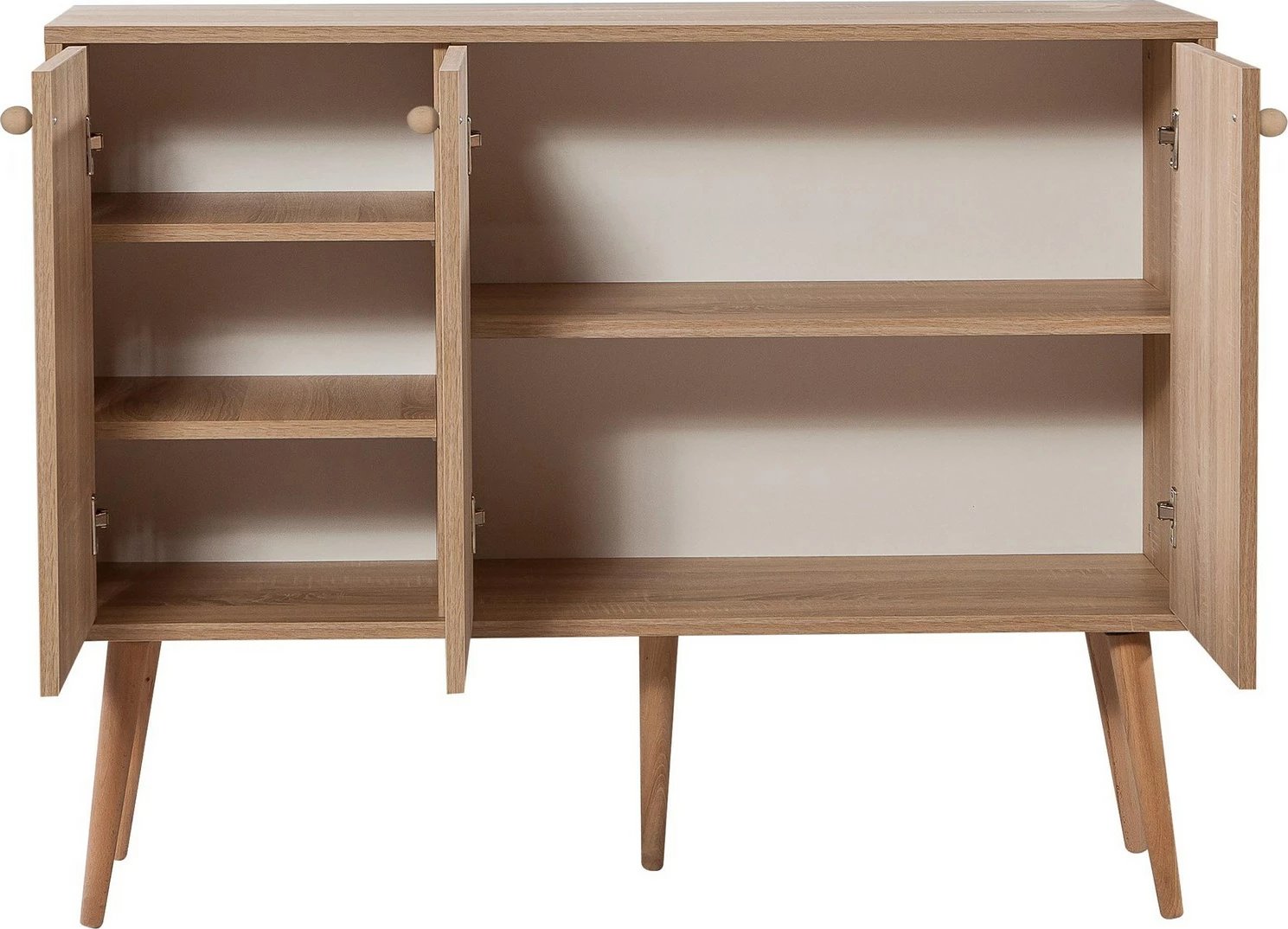 Konsol Hanah Home, Mega-121, ngjyrë lisi Sonoma