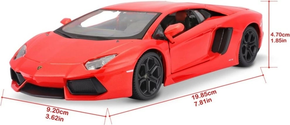 Model makine Maisto Lamborghini Aventador LP700-4, 1:24, portokalli