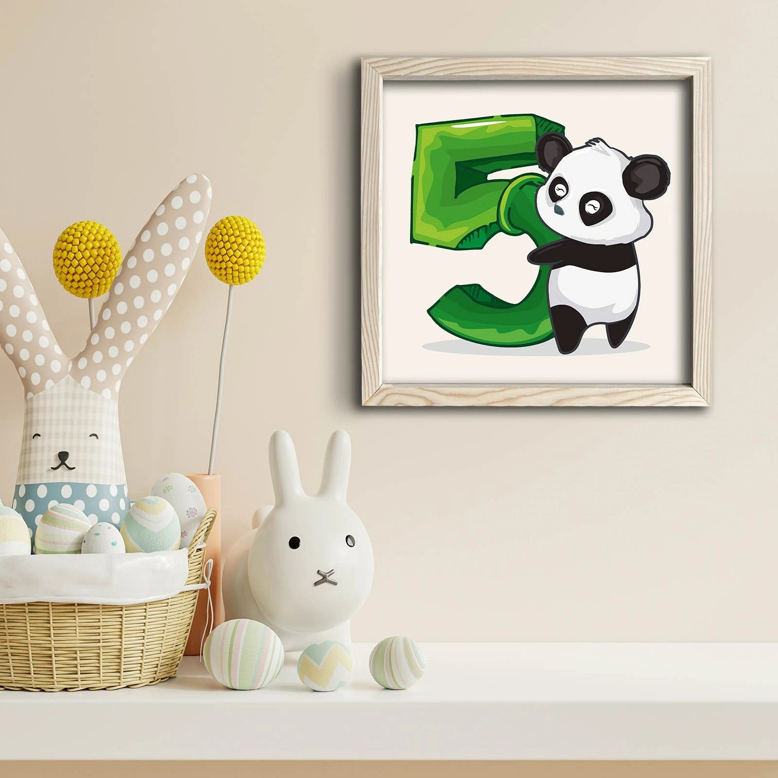 Pikturë dekorative me kornizë MDF, Wallity, 3333KCT-006, 33x33cm