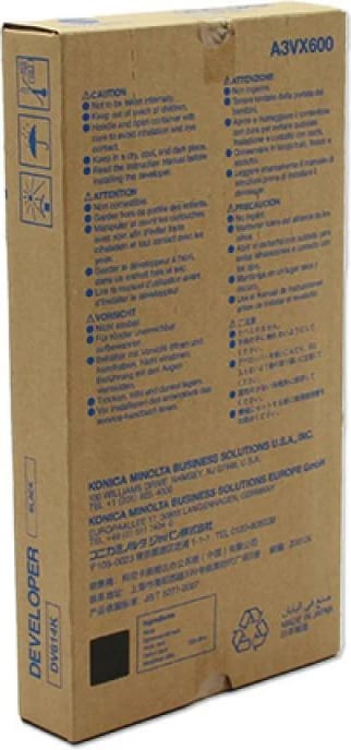 Njësi developer, Konica Minolta, DV-614 (A3VX600), e zezë