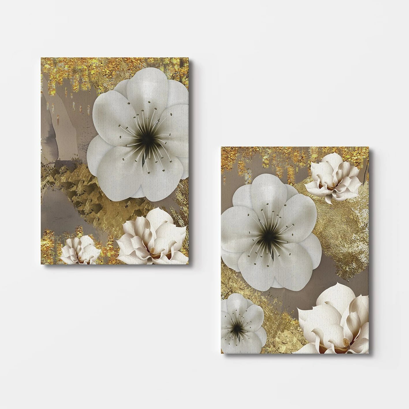 Pikturë dekorative në kanavacë (2 copë), Wallity, 2KNV4324, 50x70cm