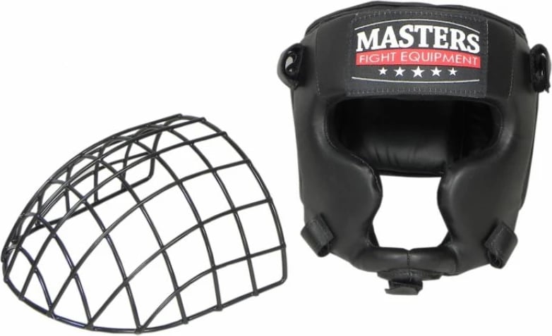 Helmetë për boksim Masters, për meshkuj, e zezë