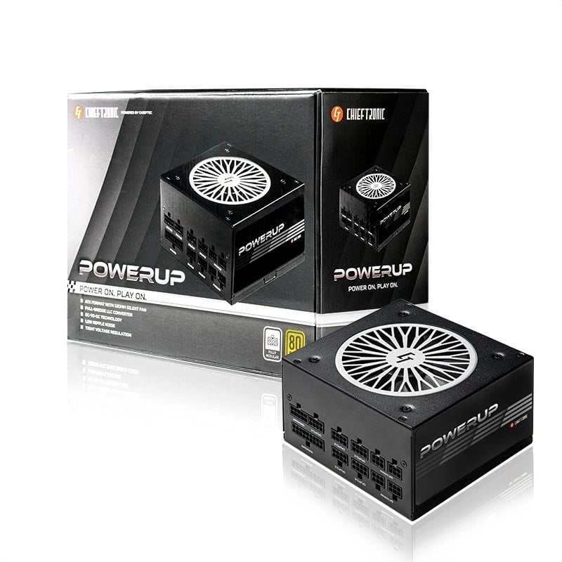 Furnizues energjie Chieftec PowerUp GPX-850FC, 850 W, 80 PLUS Gold