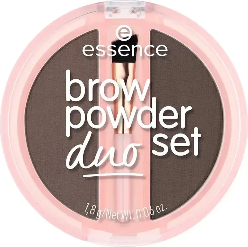 Set pluhur për vetulla Essence Cosmetics Duo 03, 1.8g