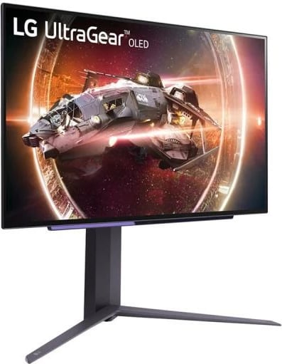 Monitor OLED gaming, LG UltraGear 27GS95QE-B 27 inç, i sheshtë, e zezë