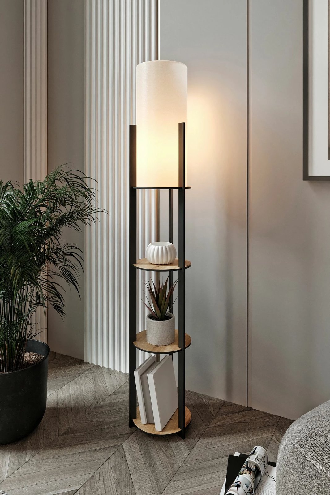 Llambë dyshemeje Opviq, Radiante, ngjyrë lisi