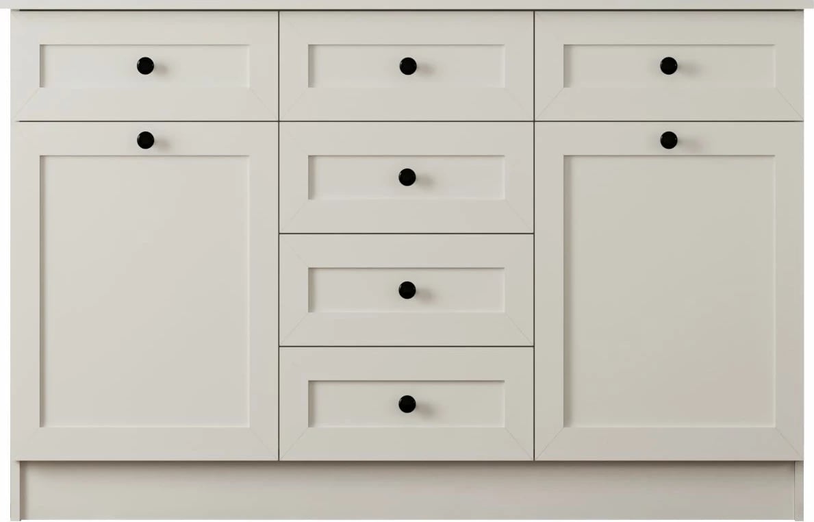 Komodë Skye Decor, ngjyrë e bardhë mat, RB-168-04-001