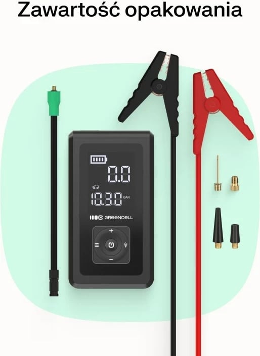 Power bank Green Cell CJSGC03, 8000 mAh, E zezë, Jeshile e çelët