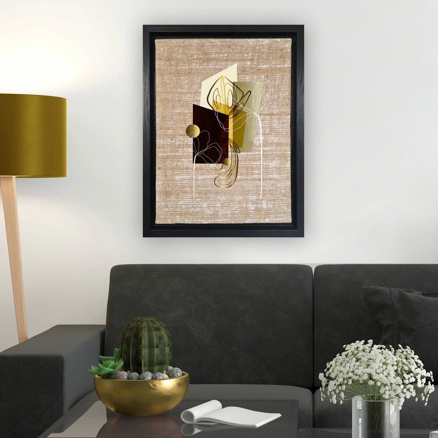 Pikturë dekorative në kanavacë, shumëngjyrëshe, Wallity, LSJ319799767282 - 96136, 96x136cm