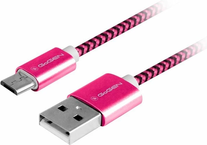 Kabllo Usb GOGEN GOGLIGHTN100MM25 (Pembe)