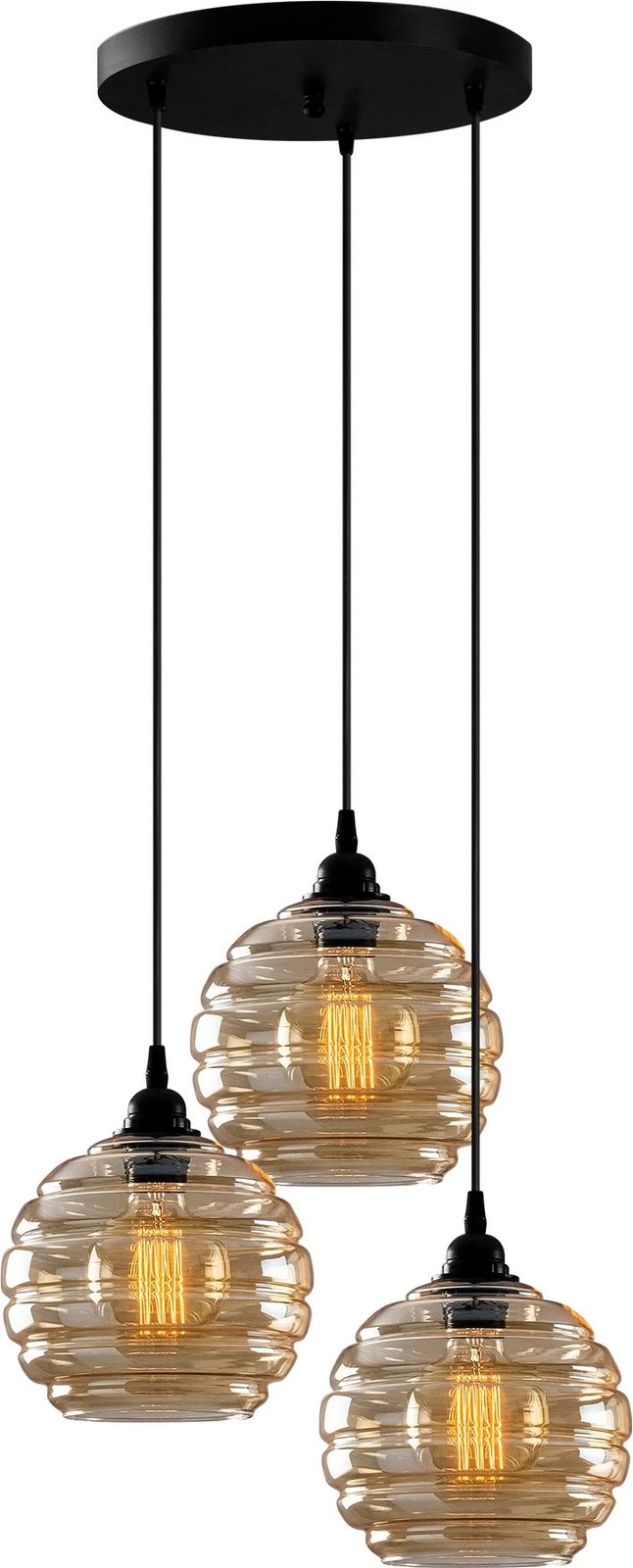 Llambë tavani Opviq, ngjyrë ari dhe e zezë, 011