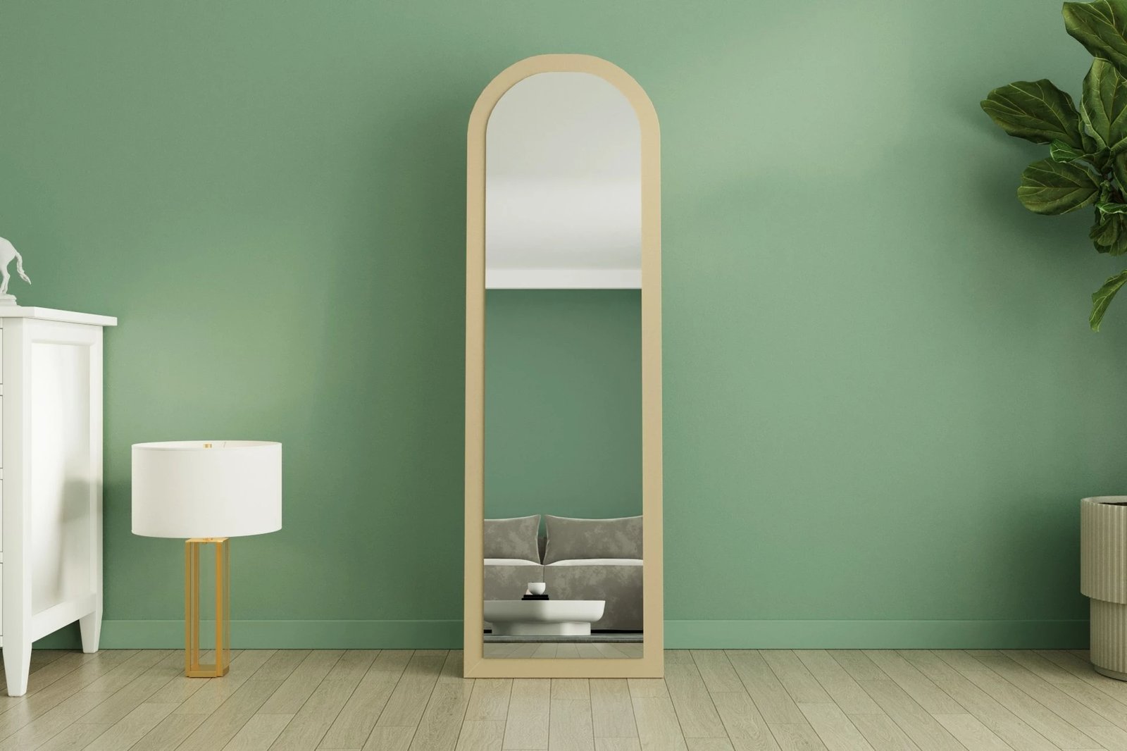 Pasqyrë Hanah Home, Emma, ngjyrë rëre