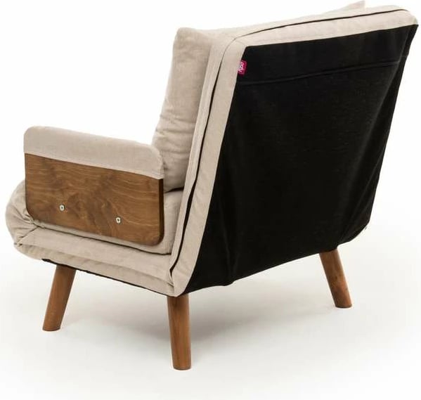 Krevat-karrige një vendës, Atelier del Sofa, Cosmo Single, krem