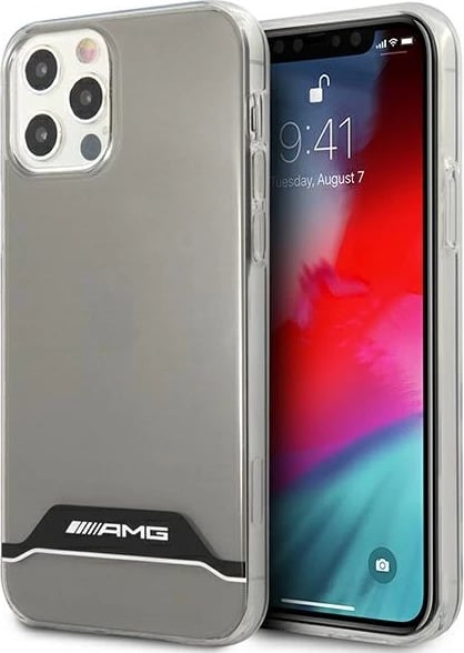 Mbështjellës Mercedes AMG Electroplate për iPhone 12 / 12 Pro, Transparent